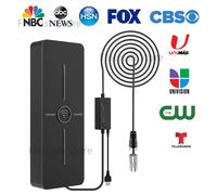 Antenne TV numérique intérieure et extérieure,60000 Beauté,36DBI,amplifiée,4K,36DB,HDTV amélioré,HD,VHF,UHF