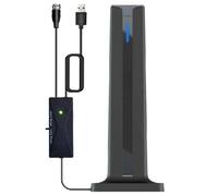 Antenne TV numérique portable HD d'intérieur HDTV/1080p/4K longue portée, gain élevé, antenne intérieure pour Smart TV