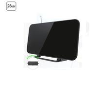 Antenne Tv Numérique Terrestre Portable Amplificateur 28DB Dvb-T Camping Maison