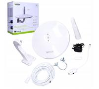 ANTENNE TV OMNIDIRECTIONNELLE VAYOX DIGITAL720 VA0066 PROFESSIONAL LINE VHF/UHF AMPLIFIÉE, FULL HD, 4K, DVB-T / DVB-T2, MUX8