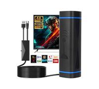 Antenne TV plus de 1200 milles,antenne TV numérique HD intérieure avec amplificateur de signal,antenne pour Smart TV et toutes personnes âgées TV4K 1080p