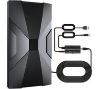 Antenne TV pour Smart TV,antenne numérique HDTV amplifiée pour TV,antenne HDTV amplifiée longue distance intérieur/extérieur,prend en charge 4K 1080p tous les téléviseurs(Q668)