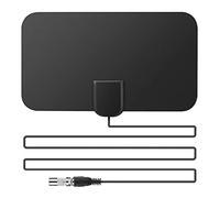 Antenne TV pour Smart TV - Antenne TV Longue portée pour antenne numérique intérieure HDTV - Le propulseur d'antenne TV 4K intérieur adopte la Technologie d'l'Amplification du Delr