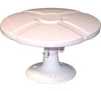 Antenne TV TNT Extérieure Omnidirectionnelle TONNA + Amplificateur Blanc - gain amplifiée 40 dB