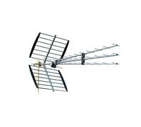 Antenne TV TNT Extérieure Trinappe 15,5 DBI Connecteur F Filtre Passif 4G LTE 5G NR 700 800Mhz 47 éléments