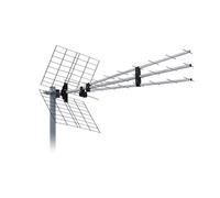 Antenne TV TNT Extérieure Trinappe 31,5 DBI Connecteur F Filtre Préampli Actif 4G LTE 5G NR 700 800Mhz 43 éléments