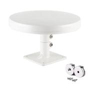 Antenne TV TNT HD 4K - HD4K - Omnia 65dB - Omnidirectionnelle - 4 Socles Magnétiques - Camping Car