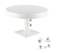 Antenne TV TNT HD 4K Omnidirectionnelle 65dB + 4 socles à ventouses - Camping Car Caravane Camion Fourgon Bateau Poids Lourd