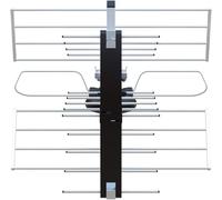 - Antenne Tv Trinappe Extérieure Amplifiée 20Db - Réception Chaînes Tnt Hd/Uhd - Filtre 4G/5G - Montage Rapide - Câble 20M Et Fiches F Fournis