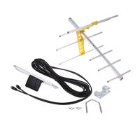 Antenne TV Yagi extérieure amplifiée de 100 miles pour UHF/VHF/HD