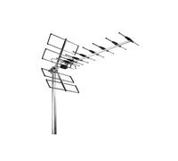 ANTENNE TERRESTRE RATEAU - PROTEGEE LTE: OUI - EB457LTE - Noir / Argent