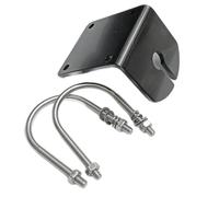 Antenne UV double bande à ondes courtes, support de balcon pour antenne extérieure de véhicule, base de serrage tubulaire en alliage d'aluminium A