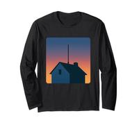 Antenne verticale pour toit de maison coucher de soleil Manche Longue