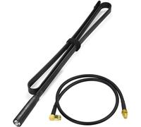 Antenne Vhf Uhf Double Bande 144/430 Mhz Antenne Radio Jambon Cs Tactique Sma Femelle Pliable Avec Câble Relocalisation Extension Pour Baofeng Bf-F8Hp Uv-5R Uv-82 Bf-888S Gt-3 Ham Radio