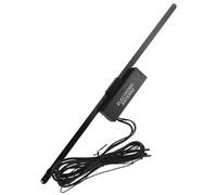 Antenne Voiture Amplifiée pour Autoradio, Signal Renforcé, Noir | Montage Pare-brise, Usage Suv et Longues Distances, Plastique Métal Caoutchouc, Réception Claire