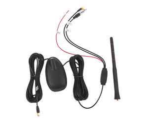 Antenne Voiture Antenne de Voiture DAB + GPS + FM Antenne Active AmplifiéE Montage sur le Toit éTanche à la PoussièRe Universel Accessoires Auto