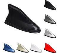 Antenne Voiture Antenne Requin pour Nissan X-Trail Juke Qashqai Micra Pulsar 2014-2018, Puissante Am FM Radio Décorer en Forme D'aileron de Requin Accessoire Voiture,A