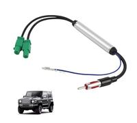 Antenne Voiture Câble Adaptateur Fakra Fiche DIN à Double Prise Fakra Z avec Amplificateur Câble Adaptateur, Double Prise Fakra vers Prise DIN, pour Audi, pour BMW, 30 cm, Forte Compatibilitéq