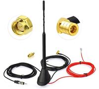 Antenne Voiture DAB - SS - Combo FM/AM - Gain 10dB - Impédance 50ohms - SMB/DIN Adaptateur