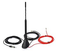 Antenne Voiture,iSpchen Antenne Dab Voiture Antenne Autoradio Voiture Voiture Dab+ FM Antenne Numérique pour Camping Car Antenne de Toit pour Voiture avec Amplificateur 5 m Antennes Auto FM
