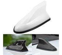 Antenne Voiture Requin pour Renault Kadjar Captur Koleos Talisman Grand Scenic Clio 4 3 2 1 Megane IV, Aileron de Requin Antenne Radio Voiture FM/AM Base Étanche, Accessoire Voiture,White