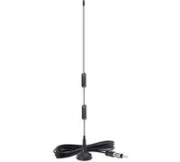 Antenne Voiture Stéréo Universelle Fm Antenne Magnétique Prise Din Antenne Radio Base Fm Câble De 3m/9.84ft Compatible Avec Véhicule Camion Suv Camion Rv Bateau Voiture Stéréo Audio Hd Radio