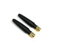 Antenne Wi-Fi 3 dBi 2,4 GHz SMA mâle, module sans fil Bluetooth, antenne externe g, RP-SMA-J, ressort(Dark Grey)