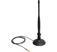 DeLock Antenne Wi‑Fi 88413 – 4 dBi 2,4 GHz – Omnidirectionnelle, base magnétique