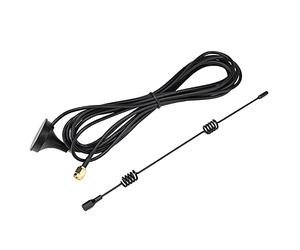 Antenne WiFi 2.4ghz 8dbi SMA Lady, Prise avec Base Magnétique à Gain élevé pour Module ZigbeeWi FI, Routeur, Carte Réseau (10 mètres de Long)