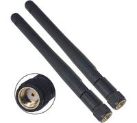Antenne WiFi 3DBi Dual Band 2.4GHz/5.8GHz Omnidirectionnelle RP-SMA Mâle pour PC/Carte WiFi/Routeur/Booster/IP Caméra - Bande B/G/N - 2PCS