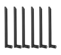 Antenne WiFi 6PCS, Antenne WiFi Double Bande 2,4 GHz 5 GHz, Antenne Omni Mâle 8DBI RP-SMA, pour la Carte USB de Carte de Réseau sans Fil du Routeur WiFi Router Booster