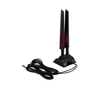 Antenne WiFi à Base Magnétique 2,4 GHz 5 GHz pour Routeur Carte Réseau Sans Fil Antenne Double Bande SMA Broche Intérieure