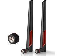 Antenne WiFi Bi-Bande 2.4 G 5.8 G Adaptateur RP-SMA 10 dBi 50 ohm Omnidirectionnel Antenne pour PC,Carte mère,routeur,caméra,Carte réseau PCI-E ASUS RT-AC68u