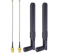 Antenne WiFi Bi-Bande 2.4GHz 5GHz 5.8GHz 8dBi RP-SMA Mâle,Câble 15cm de Prise Micro Coaxiale 0.3mm pour ESP32-CAM Intel PCIE Carte Réseau Caméra IP Sécurité Routeur WiFi Adaptateur USB
