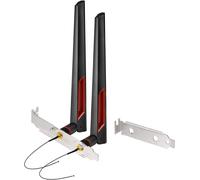 Antenne Wifi Double Bande 2.4Ghz 5.8Ghz 8Dbi Rp-Sma + Câble 25Cm À Rp-Sma Femelle Câble D'Extension+Couvercle De Slot Pci, Pour M.2 Ngff (2 Pièces)