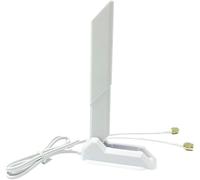 antenne WiFi Magnetic Base Tri-Band WiFi 6E Antenna (2.4/5/6 GHz)-12dBi Omnidirectional-1.2m RP-SMA Cable for PC,Gaming Motherboards (ASUS ROG,Gigabyte),WiFi 6/6E Routers and Extenders
