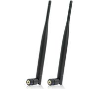Antenne WiFi SMA Mâle Double Bande 6dBi 2,4 GHz 5 GHz 5,8 GHz pour Bateau Amorceur, Enregistreur de Surveillance, Caméra IP de Sécurité, Caméra de Vue Arrière, Véhicule, Camping-Car, 2 Paquets