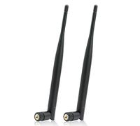 Antenne WiFi SMA Mâle Double Bande 6dBi 2,4 GHz 5 GHz 5,8 GHz pour Bateau Amorceur, Enregistreur de Surveillance, Caméra IP de Sécurité, Caméra de Vue Arrière, Véhicule, Camping-Car, 2 Paquets