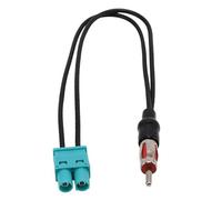 Antennes Audio et vidéo pour Auto Adaptateur d'antenne Audio pour Voiture, Double Femelle Standard, Compatible DIN mâle, Compatible Ford et BMW. Antenne Radio Voiture