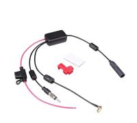 Antennes Audio et vidéo pour Auto Amplificateur d'antenne SMA 3 en 1 12 V pour autoradio Dab/FM/AM, Anti-interférences, amplificateur de Signal 76-108 MHz. Antenne Radio Voiture(AM FM Dab Amplifier)