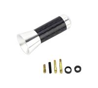 Antennes Audio et vidéo pour Auto Antenne Universelle pour Voiture, Signal 3,5 cm, Fibre de Carbone, Toit, Radio, antenne Courte, Mini FM/AM, Accessoires Auto Antenne Radio Voiture(Silver)