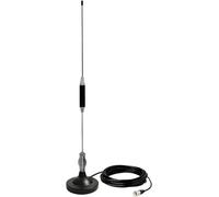 Antennes CB CB de 71,1 cm pour intérieur et extérieur - Fixation magnétique - 27 MHz - pour Président Midland Cobra Uniden (1 Ensemble Complet)