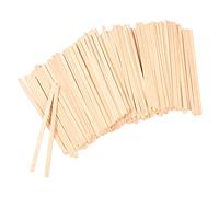 ANTETOK Bâtonnets de Café en Bois de Bouleau Jetables, 500 Pièces,5,5 Pouces 140 mm, 2mm Epaisseur, Agitateurs à Boisson Chaude et Froide, sans Emballage