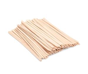 ANTETOK Bâtonnets en Bois, Touillette Café, 7,5 Pouces 190 mm, 1.5mm Epaisseur, Agitateurs à Boisson Chaude et Froide(100 pieces)