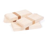 ANTETOK Lot de 200 bâtons de 20 cm de long en bois de bouleau pour travaux manuels - Finition bois de bouleau