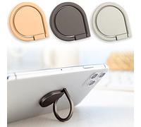 ANTEVIA - Anneaux Support téléphone Universel Rotation 360 en métal | Plus DE 10 MODELES | Bague Doigt pour Smartphone | Couleur : Noir (Zring Noir)