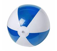 ANTEVIA - Ballon de plage gonflable translucide ø28cm | PLUS DE 10 MODÈLES | Volley Jeux Enfant Piscine | Matière : PVC |Couleur : Bleu (Zeusty bleu)