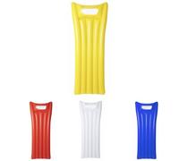 ANTEVIA - Bouée Matelas Gonflable pour Piscine ou Plage 180 x 70cm | Plus DE 20 MODÈLES | Coussin Piscine | Matière: PVC | Couleur : Jaune (Monvar Jaune)