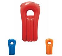 ANTEVIA - Bouée Matelas Gonflable pour Piscine ou Plage 73 x 42cm | Plus DE 20 MODÈLES | Coussin Piscine | Matière: PVC | Couleurs: Bleu Orange Rouge (Wave Rouge)