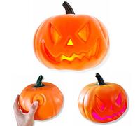 ANTEVIA - Citrouille Halloween Lumineuse LED de décoration 23 x 21 x 20cm | Plus DE 10 MODÈLES | Décoration Lumière Lanterne Lampe(Citrouween)